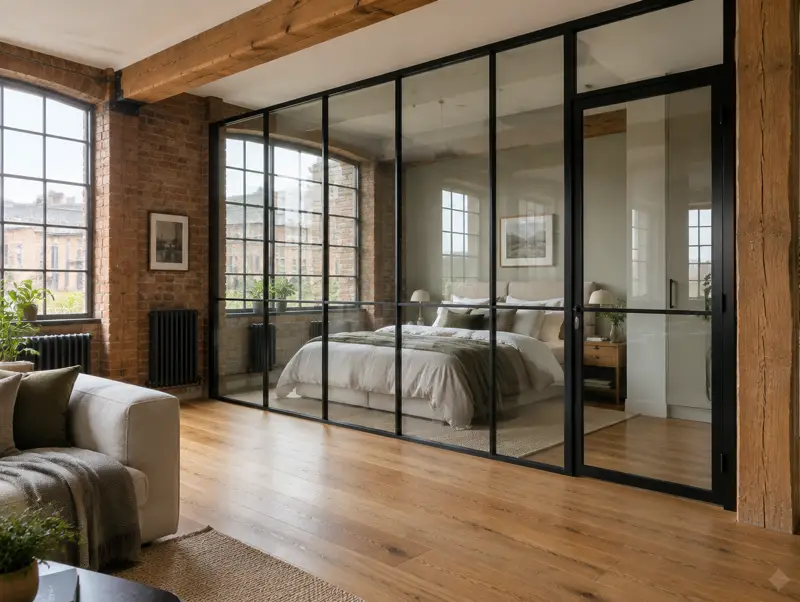 Steel glazing (illustrative photo)